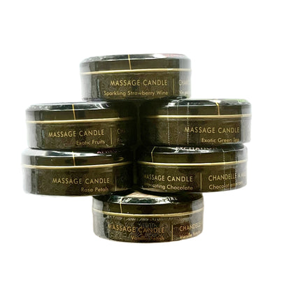 6-Pack Shunga Edible Massage Candle Set – Romantic Scents Travel Collection