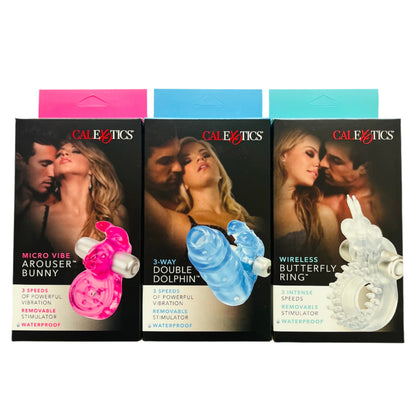 CalExotics Vibrating Ring Bundle – 3pc Set for Couples