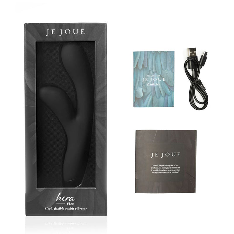 Je Joue Hera Flex – BodyFlex Rabbit Vibrator - Black