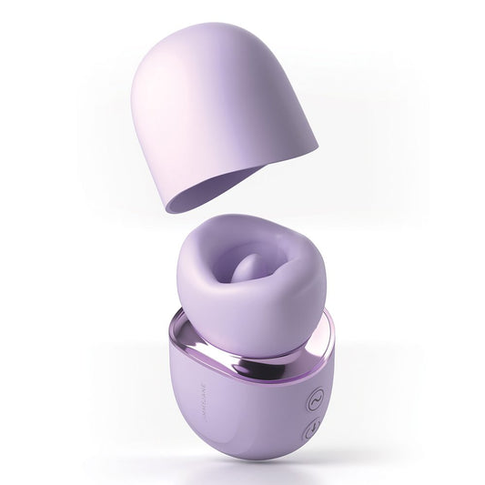 Jimmy Jane Hello Kiss Pro clitoral stimulator with kissing lips, suction, and flickering tongue