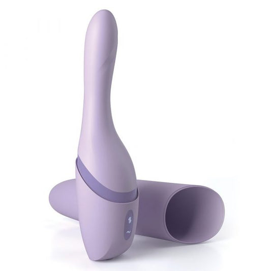 JimmyJane Hello Bang thrusting vibrator with warming mode and suction base