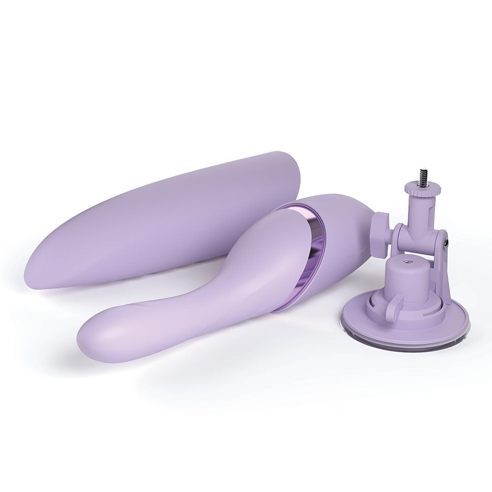 JimmyJane Hello Bang thrusting vibrator with warming mode and suction base