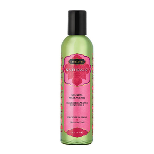 Kama Sutra Naturals Strawberry Dreams massage oil – 8oz bottle
