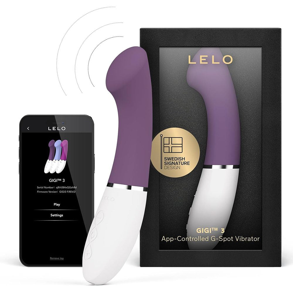 LELO GIGI 3 curved G-spot vibrator with soft silicone and app controls