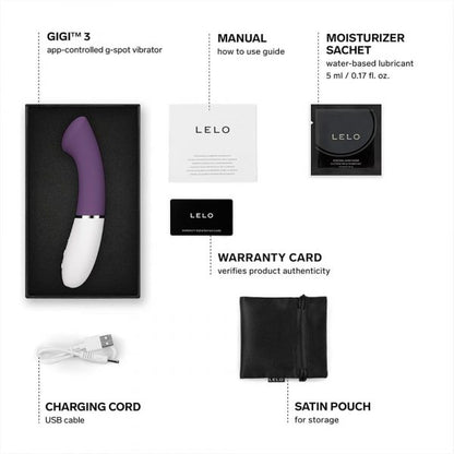LELO GIGI 3 curved G-spot vibrator with soft silicone and app controls