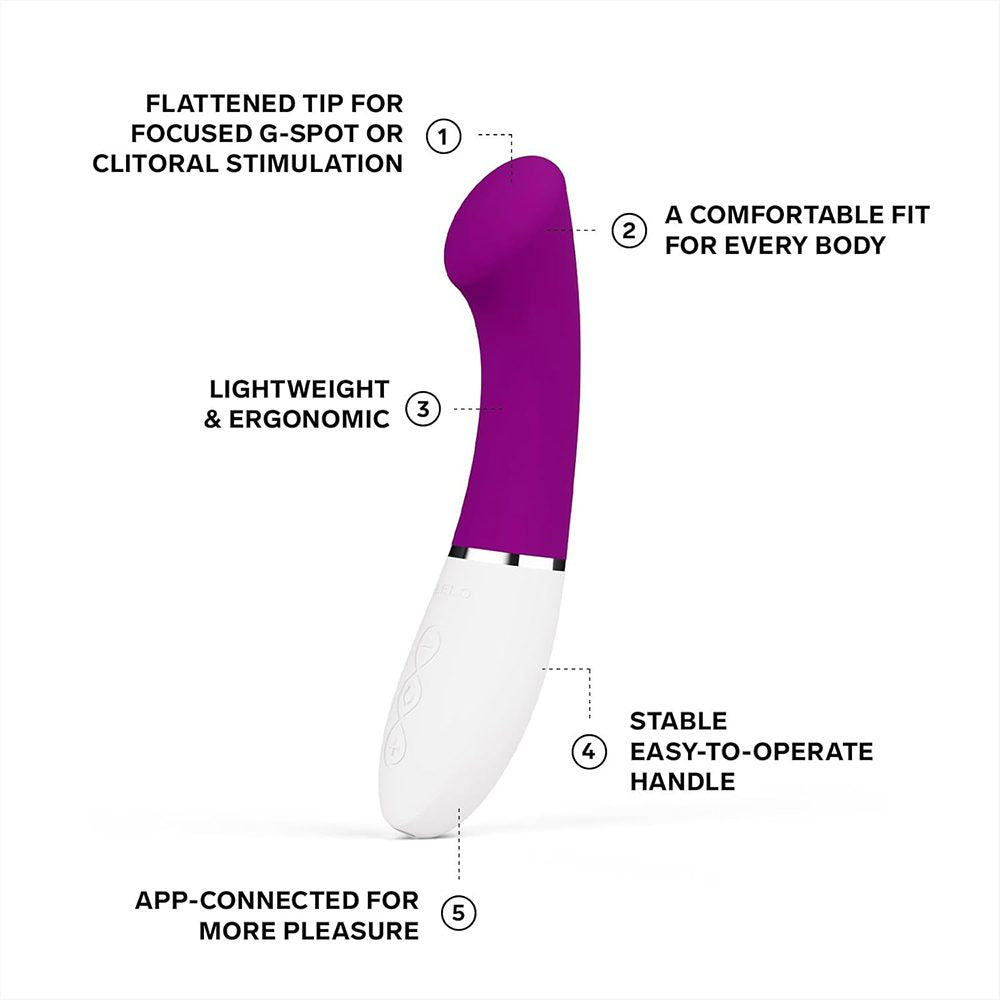 LELO GIGI 3 curved G-spot vibrator with soft silicone and app controls