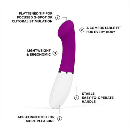 LELO GIGI 3 curved G-spot vibrator with soft silicone and app controls