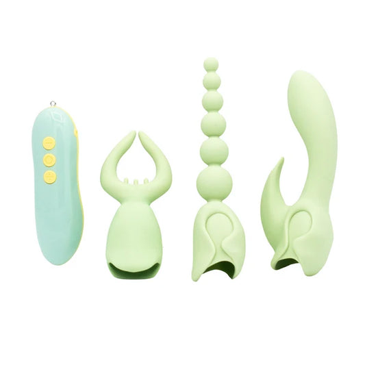Pleasure Hunter 4-Piece Vibrator Kit