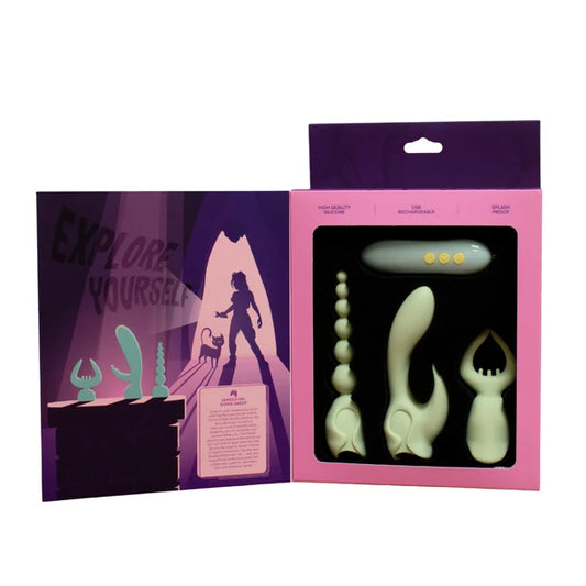 Pleasure Hunter 4-Piece Vibrator Kit