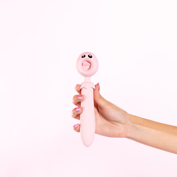 Lick N' Stick Clit Flicker & G-Spot Vibrator