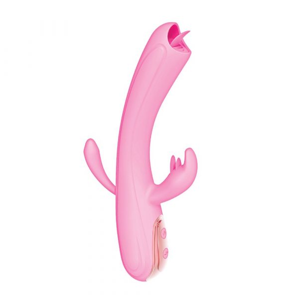 NassToys My Secret Flickering Tongue Vibrator – Triple Stimulation Design