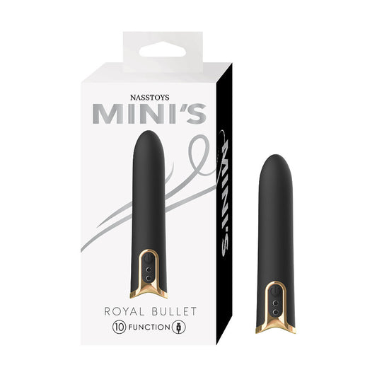 NassToys Mini Royal Bullet compact rechargeable silicone vibrator