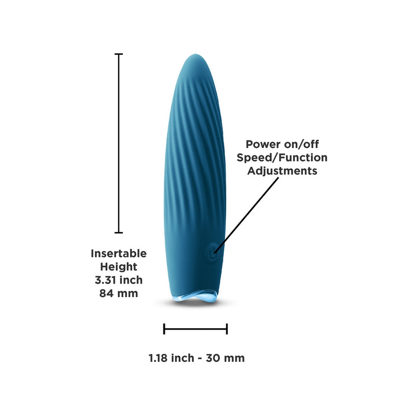 NS Novelties bullet vibe – rechargeable, multi-function, silky-touch vibrator