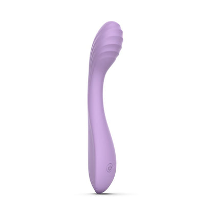 Flexible rechargeable vibrator made from silicone and ABS