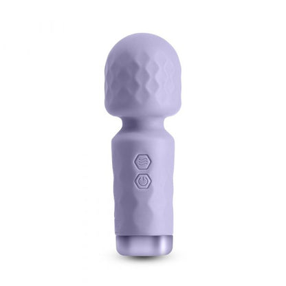 Compact rechargeable vibrating wand made from silicone and ABS