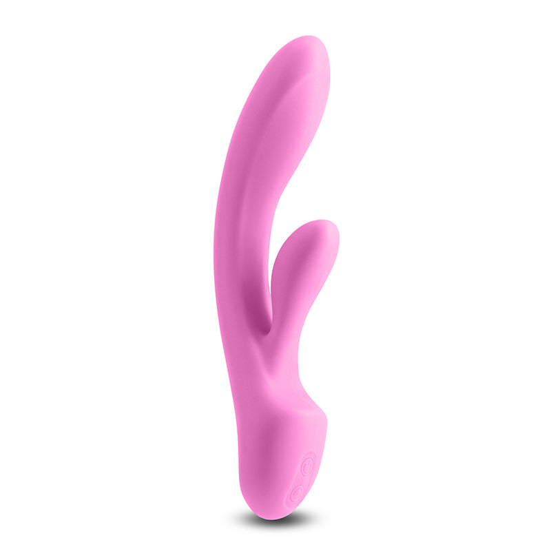 NS Novelties Obsessions Bonnie – Light Pink Plush Silicone Rechargeable Vibrator