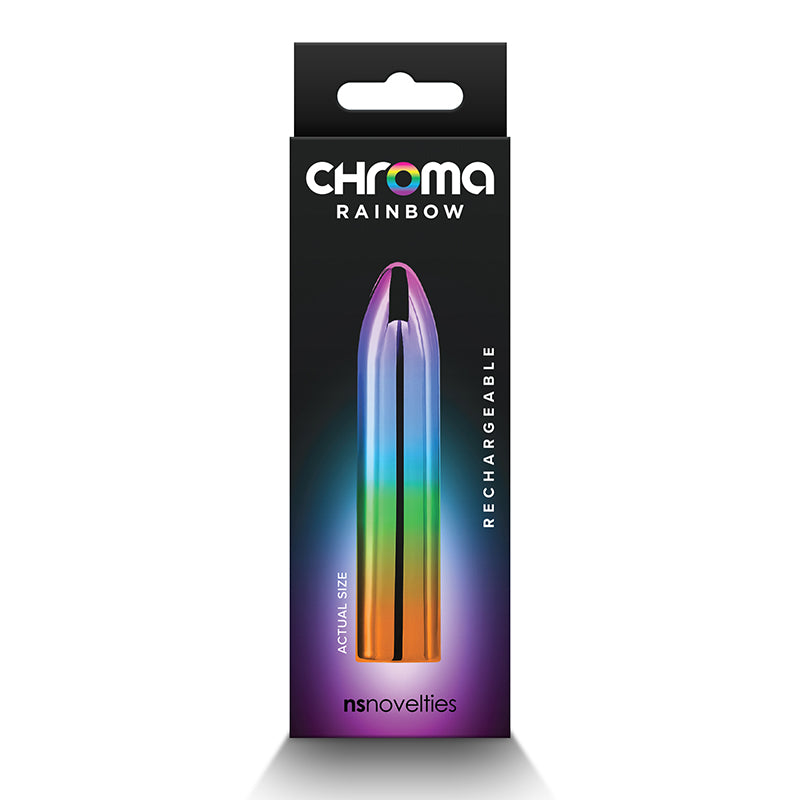 NS Novelties Chroma Sunrise Medium – slim chrome vibrator