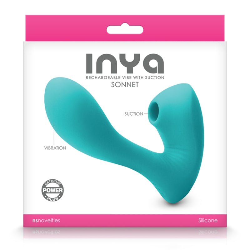 Rechargeable suction vibrator – INYA Sonnet in body-safe silicone


