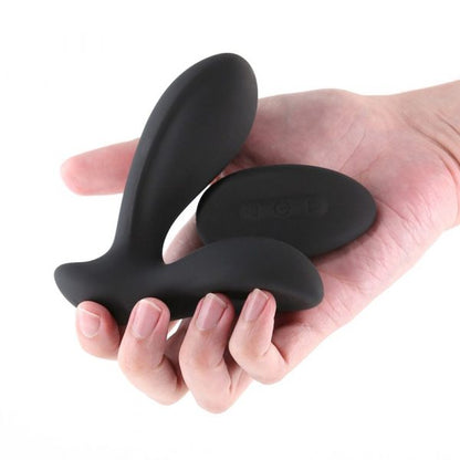 Rechargeable silicone prostate massager with remote control and flexible design
