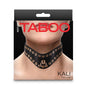NS Novelties Hustler Taboo Kali Collar – Elegant Black Collar with Golden Studs