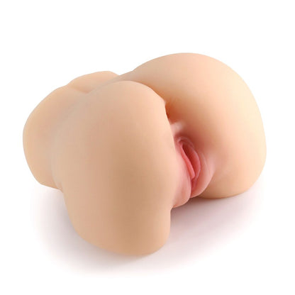 Silicone mold shaped like a female torso on a white background