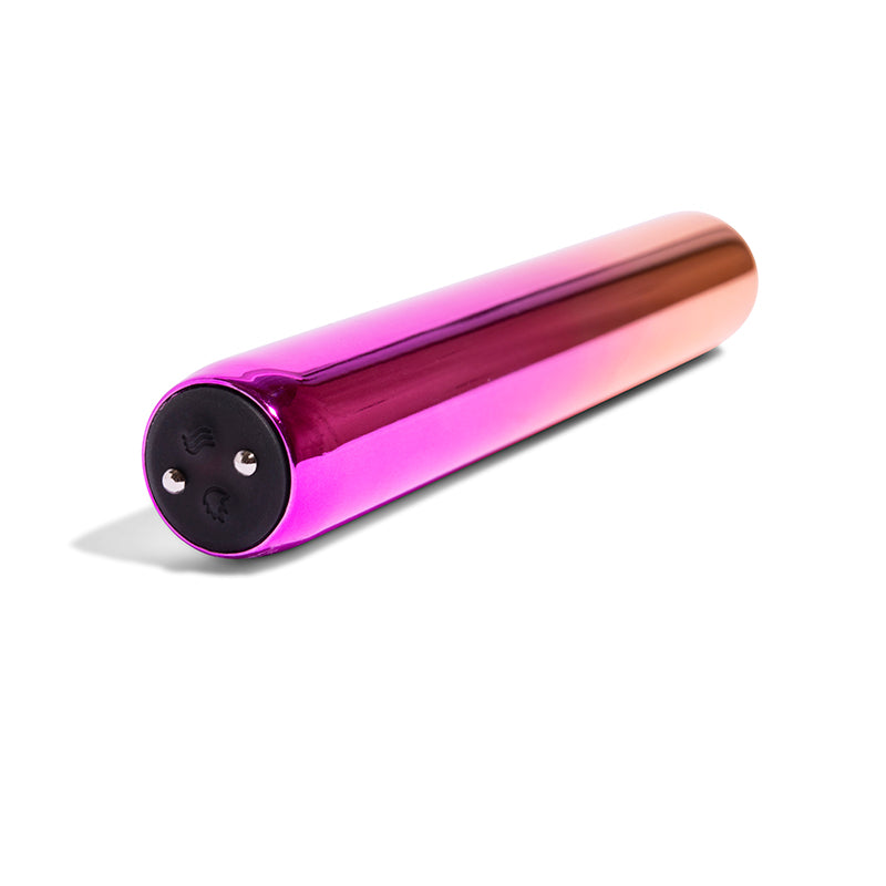 Nu Sensuelle Aluminium Rumba Bullet in rainbow ombre finish