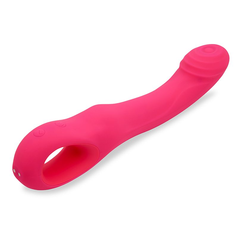 nü Sensuelle Rhapsody tapping vibrator with curved head and dual motors