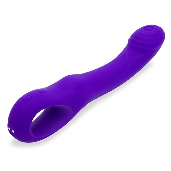 nü Sensuelle Rhapsody tapping vibrator with curved head and dual motors