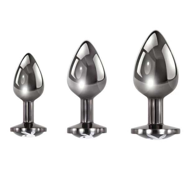 Playboy Pleasure 3 Ways Butt Plug Set