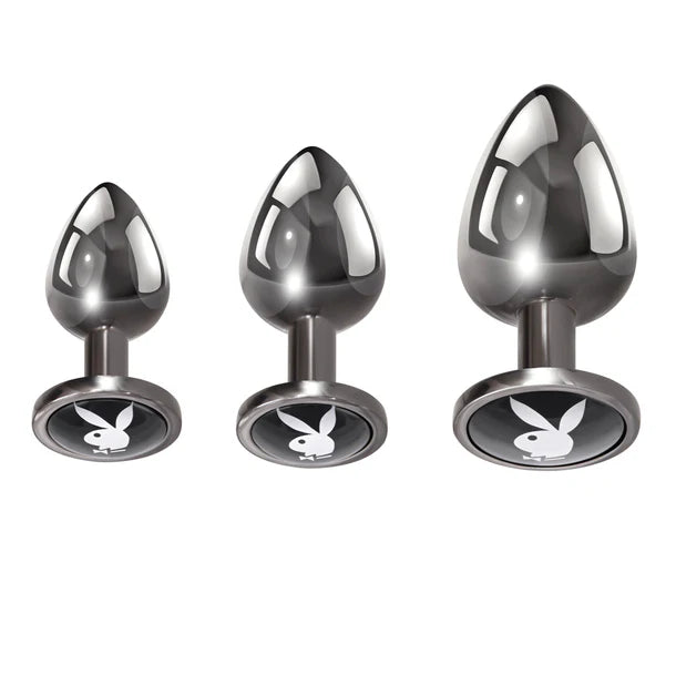 Playboy Pleasure 3 Ways Butt Plug Set