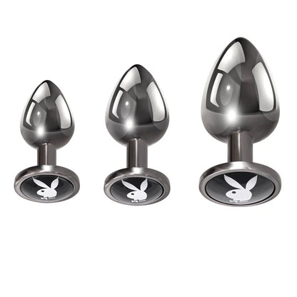 Playboy Pleasure 3 Ways Butt Plug Set