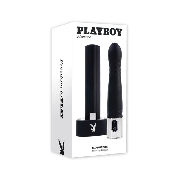 Playboy Pleasure Zone Thrusting Vibrator with Case