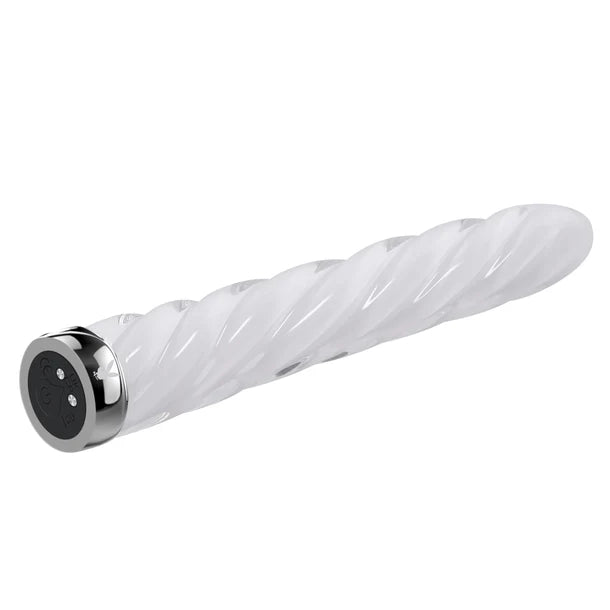 Playboy In A Twist Glass Vibrator