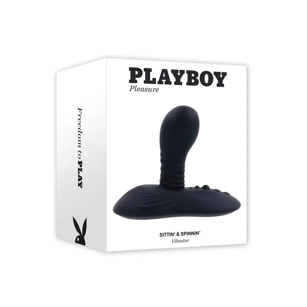 Playboy Sittin' & Spinnin'  Remote Controlled Vibrator