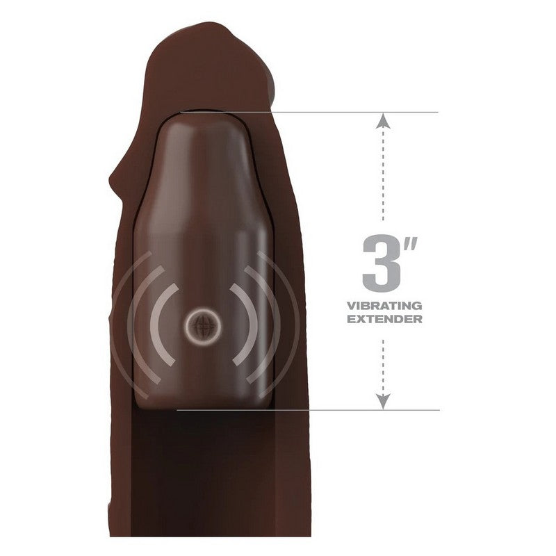 Pipedream Fantasy X-tensions 9” Sleeve with Vibrating 3” Plug