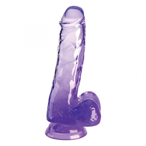 Pipedream King Cock Clear 6" with Balls Dildo