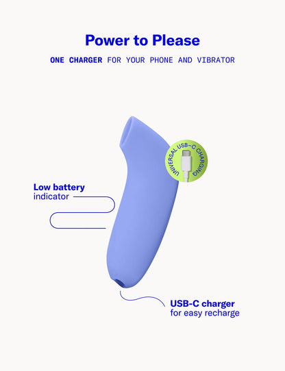 Dame Aer clitoral suction toy in matte silicone finish