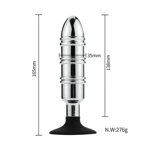 Stainless Steel Plug with Suction Cup