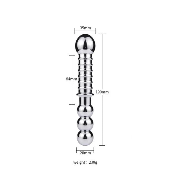  Double Ended Bud  Stainless Steel Anal Plug Canada