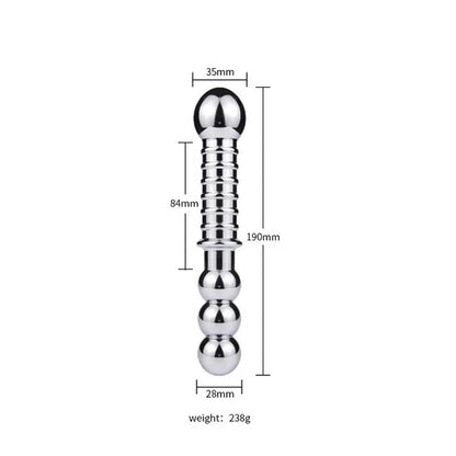  Double Ended Bud  Stainless Steel Anal Plug Canada