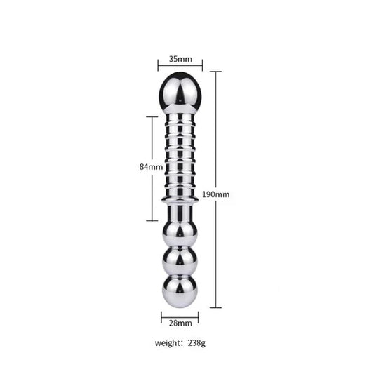  Double Ended Bud  Stainless Steel Anal Plug Canada