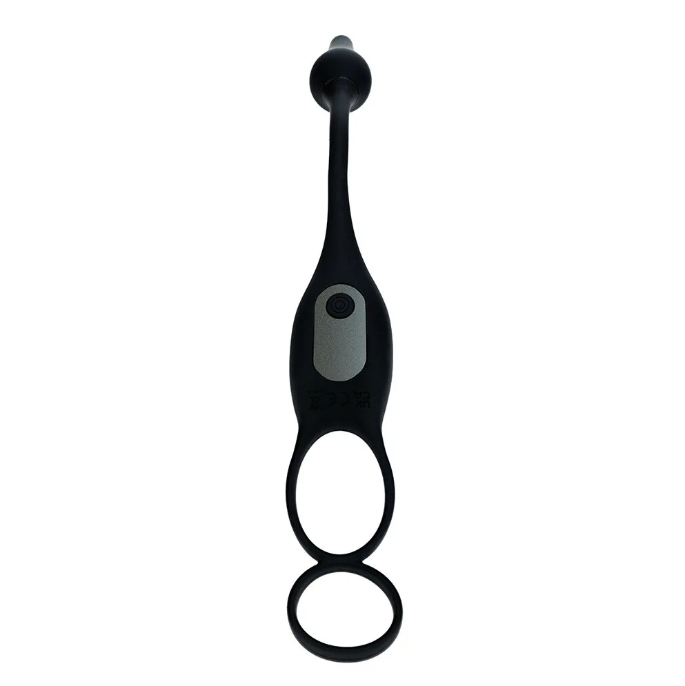 Shots LevelZ Silicone Prostate Stimulator with Cock and Ball Ring