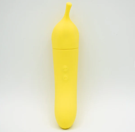 Banana Cream Air Pulse & G-Spot Vibrator