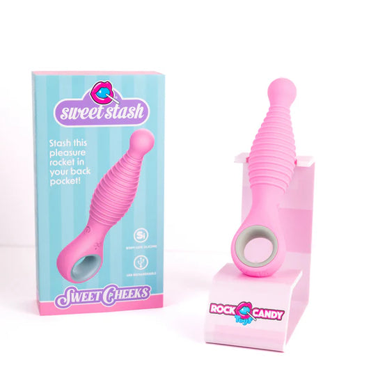 Rock Candy Sweet Cheeks Beginner Tapered Silicone Anal Vibrator