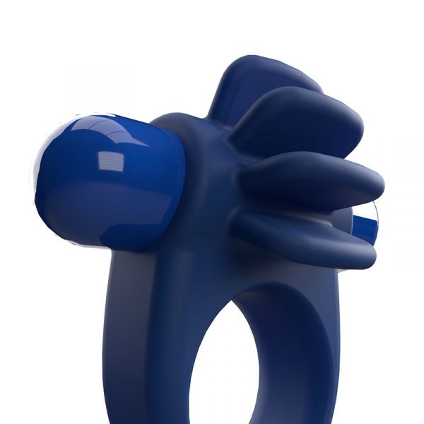 Vibrating cock ring with flexible silicone fins – Screaming O 4B Skooch
