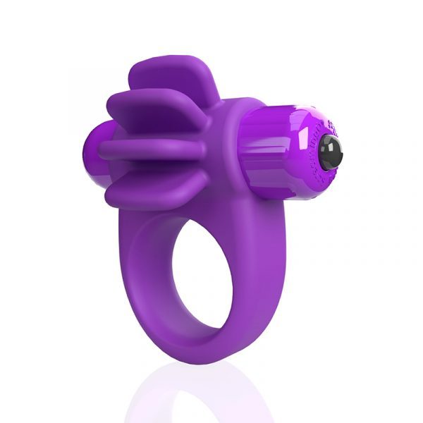 Vibrating cock ring with flexible silicone fins – Screaming O 4B Skooch