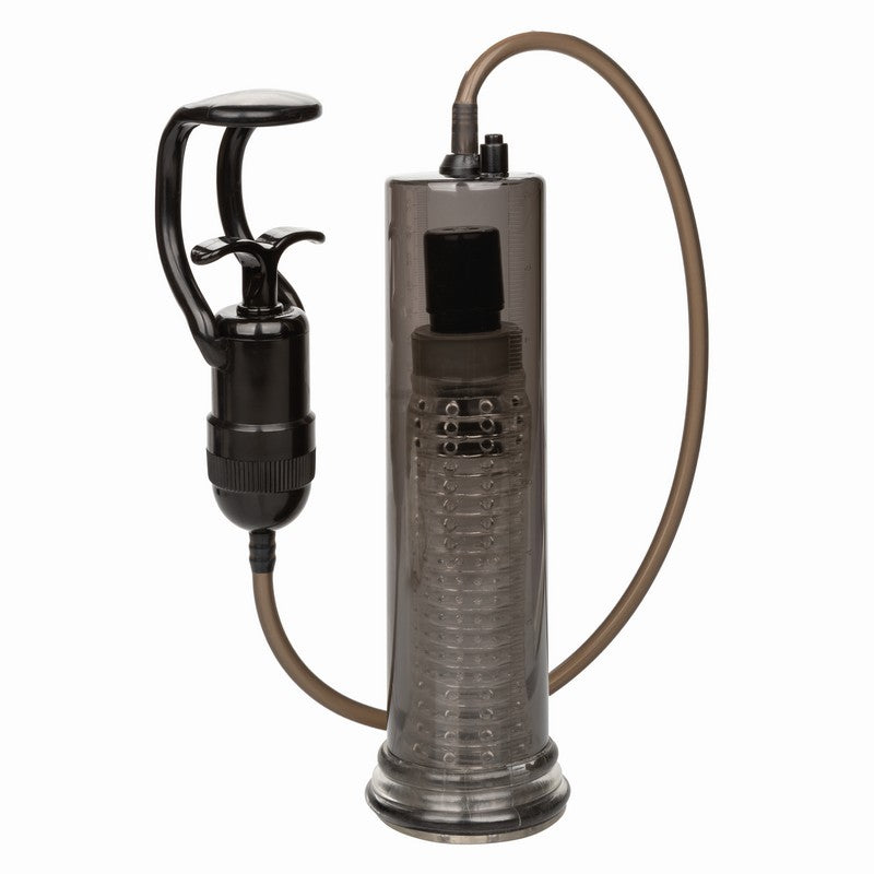 CalExotics Optimum Series Vibro Air Pump with pressure-activated vibration and Master Grip handle