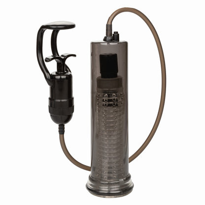 CalExotics Optimum Series Vibro Air Pump with pressure-activated vibration and Master Grip handle