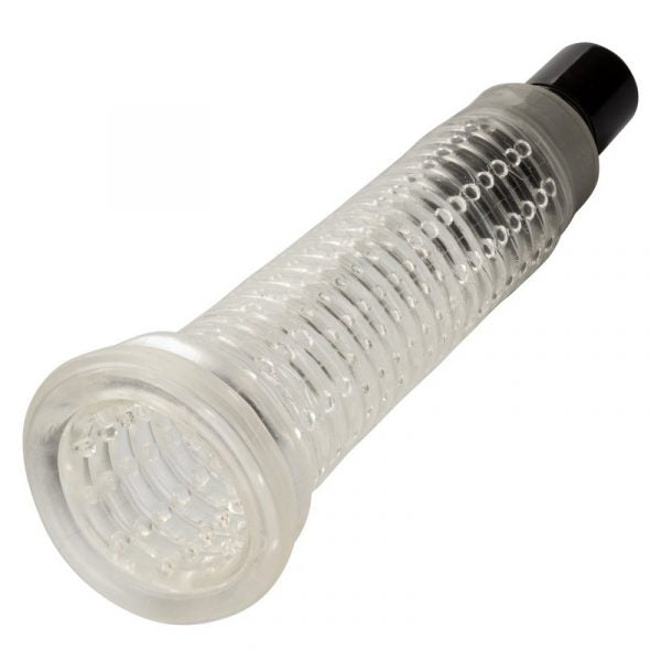CalExotics Optimum Series Vibro Air Pump with pressure-activated vibration and Master Grip handle