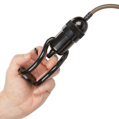 CalExotics Optimum Series Vibro Air Pump with pressure-activated vibration and Master Grip handle